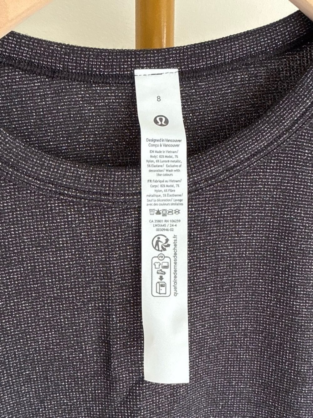 lululemon athletica Men's Dark Charcoal Heather Crewneck Sweater